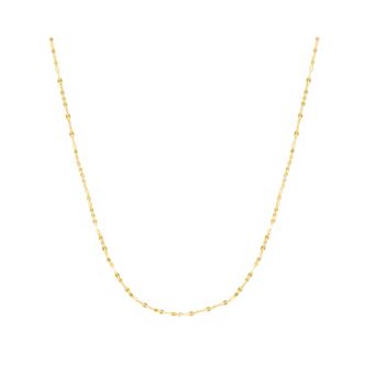Karat Rush 14k Gold Mirror Rolo Chain Necklace