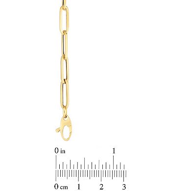 Karat Rush 10k Gold Paperclip Bracelet
