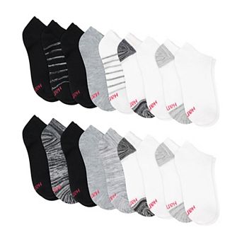 Girls Hanes® 18 Pairs Ultimate No Show Socks