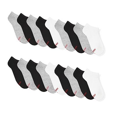 Boys 4-20 Hanes® 18 Pairs Ultimate No Show Socks