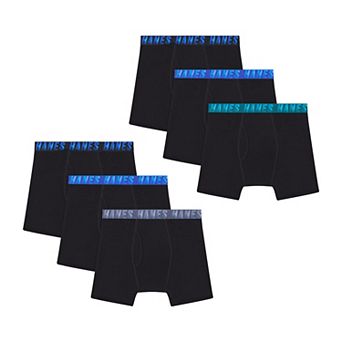 Boys 4-20 Hanes® 5+1 Bonus Pack Moves Ultimate Performance Stretch Moisture Wicking Boxer Briefs Underwear