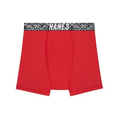 Boys 4-20 Hanes® Moves Ultimate 5+1 Bonus Pack Breathable Boxer Briefs