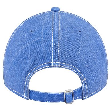 Men's New Era Royal Golden State Warriors Pigment Dyed 9TWENTY Adjustable Hat