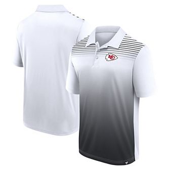 Men's White/Black Kansas City Chiefs Sandlot Game Polo