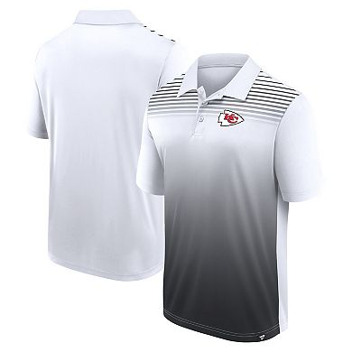Men's White/Black Kansas City Chiefs Sandlot Game Polo