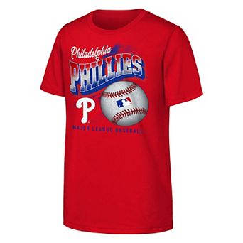 Youth Red Philadelphia Phillies Outta Here T-Shirt