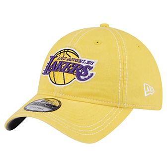Men's New Era Gold Los Angeles Lakers Pigment Dyed 9TWENTY Adjustable Hat