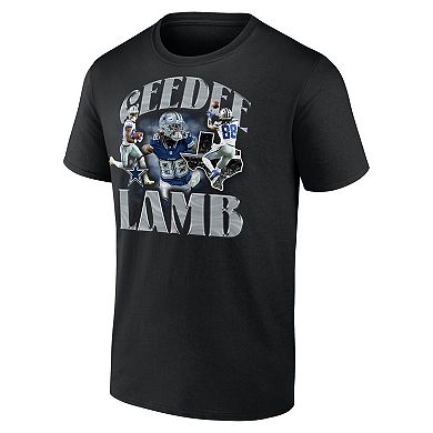 Men's�Fanatics CeeDee Lamb Black Dallas Cowboys Notorious Player T-Shirt
