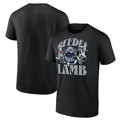 Men's�Fanatics CeeDee Lamb Black Dallas Cowboys Notorious Player T-Shirt