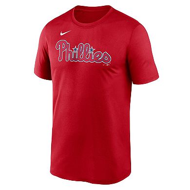 Men's Nike Bryce Harper Red Philadelphia Phillies Legend Name & Number Performance T-Shirt