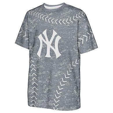 Youth Navy New York Yankees Slide Score Bold T-Shirt
