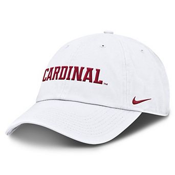 Men's Nike White Stanford Cardinal Core Club Mascot Wordmark Adjustable Hat