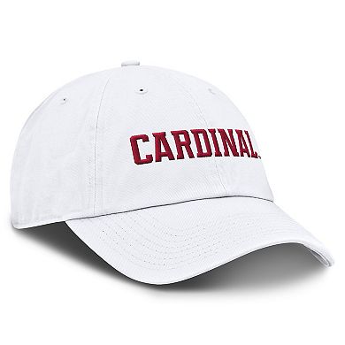 Men's Nike White Stanford Cardinal Core Club Mascot Wordmark Adjustable Hat