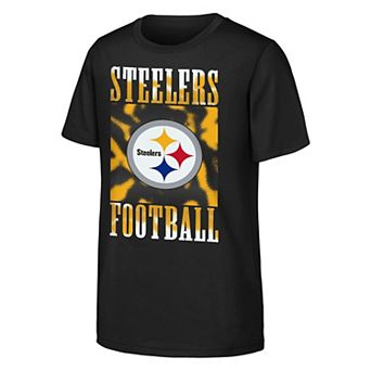 Youth Black Pittsburgh Steelers Garage Hero T-Shirt
