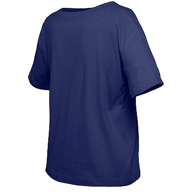 Girl's Youth New Era Blue Tampa Bay Lightning Flip Sequin T-Shirt