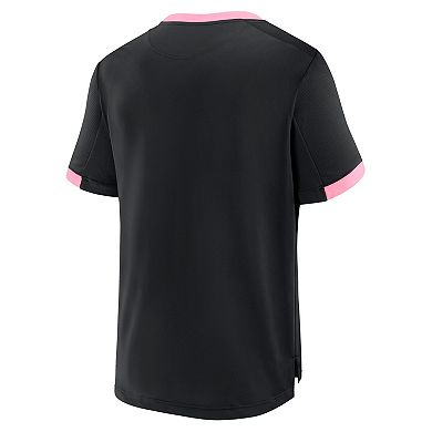 Men's Fanatics Black Inter Miami CF Stoppage Time Striker T-Shirt