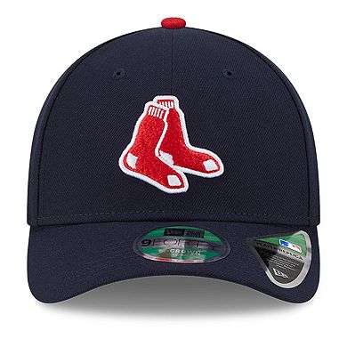 Men's New Era Navy Boston Red Sox Player Replica 9FORTY Adjustable Hat