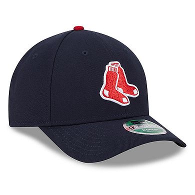 Men's New Era Navy Boston Red Sox Player Replica 9FORTY Adjustable Hat