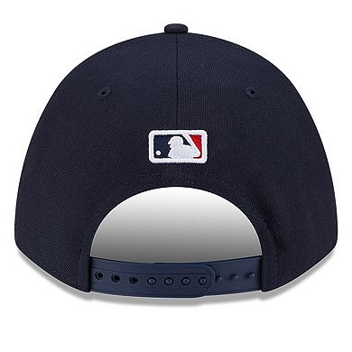 Men's New Era Navy Boston Red Sox Player Replica 9FORTY Adjustable Hat