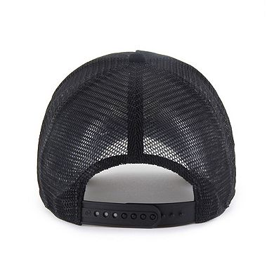 Men's '47 Black Colorado Rockies Ballpark Offside Adjustable Trucker Hat