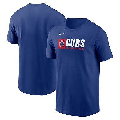 Men's Nike Royal Chicago Cubs Team Block T-Shirt