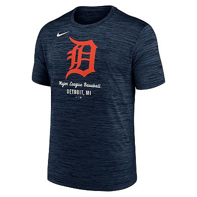 Men's Nike Navy Detroit Tigers Velocity Performance T-Shirt