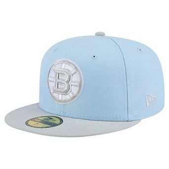 Men's New Era Light Blue/Gray Boston Bruins Color Pack Two-Tone 59FIFTY Fitted Hat