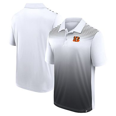 Men's White/Black Cincinnati Bengals Sandlot Game Polo
