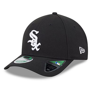 Men's New Era Black Chicago White Sox Player Replica 9FORTY Adjustable Hat