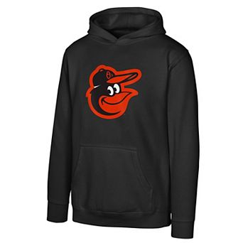 Youth Black Baltimore Orioles Primary Logo Pullover Hoodie