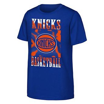 Youth Blue New York Knicks Garage Hero T-Shirt