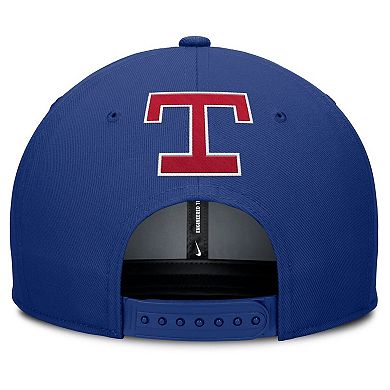 Men's Nike Gray/Royal Texas Rangers Pro Performance Snapback Hat