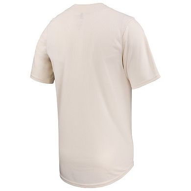 Men's Nike Natural Oregon State Beavers Limited Baseball Jersey