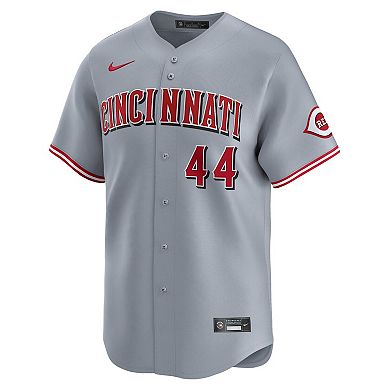 Men's Nike Elly De La Cruz Gray Cincinnati Reds Road Limited Player Jersey