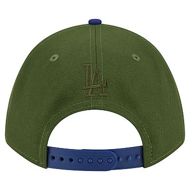Men's New Era Dark Green Los Angeles Dodgers City Feature 9FORTY A-Frame Adjustable Hat