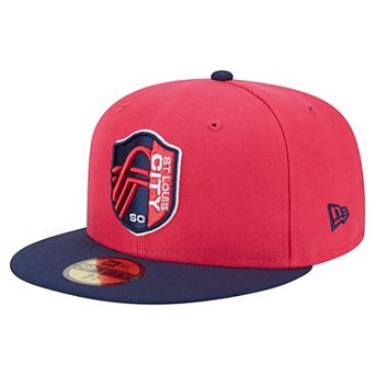Men's New Era Red St. Louis City SC 2025 Kickoff 59FIFTY Fitted Hat