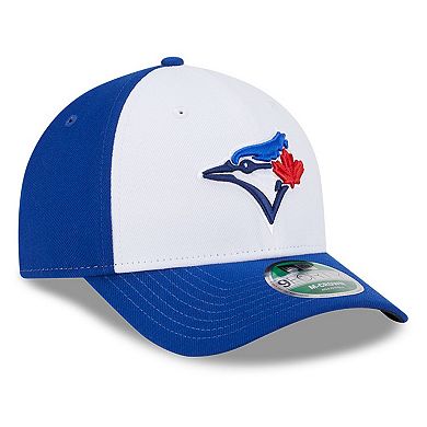Men's New Era White Toronto Blue Jays Player Replica 9FORTY Adjustable Hat