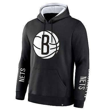 Men's Fanatics Black Brooklyn Nets Legacy Guard Pullover Hoodie