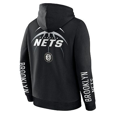 Men's Fanatics Black Brooklyn Nets Legacy Guard Pullover Hoodie