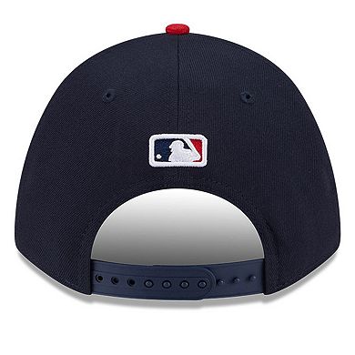 Men's New Era Navy/Red St. Louis Cardinals Player Replica 9FORTY Adjustable Hat