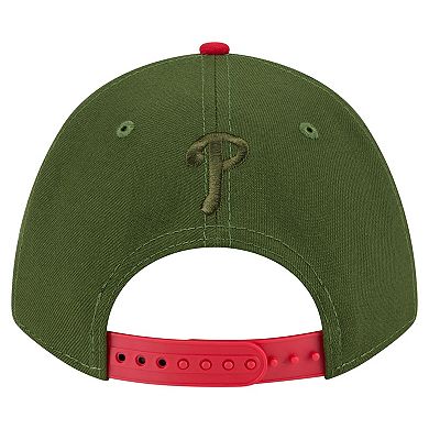 Men's New Era Dark Green Philadelphia Phillies City Feature 9FORTY A-Frame Adjustable Hat