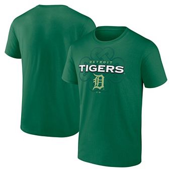 Men's Fanatics Kelly Green Detroit Tigers Celtic Luck T-Shirt