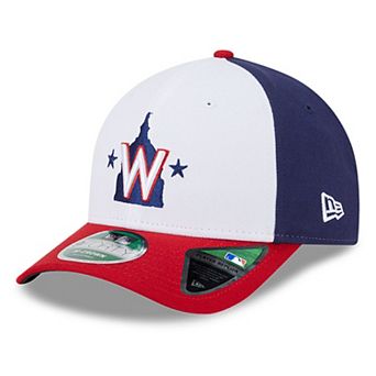 Men's New Era White Washington Nationals Player Replica 9FORTY Adjustable Hat