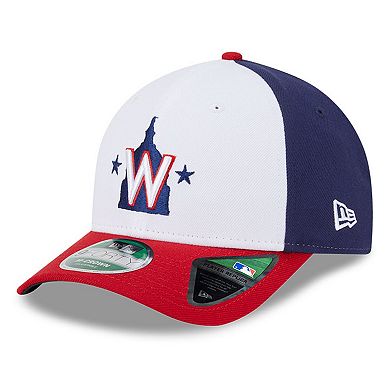 Men's New Era White Washington Nationals Player Replica 9FORTY Adjustable Hat