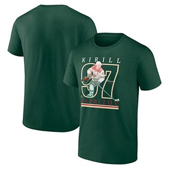 Men's Fanatics Kirill Kaprizov Dark Green Minnesota Wild Player T-Shirt