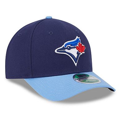 Men's New Era Navy/Powder Blue Toronto Blue Jays Player Replica 9FORTY Adjustable Hat
