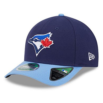 Men's New Era Navy/Powder Blue Toronto Blue Jays Player Replica 9FORTY Adjustable Hat