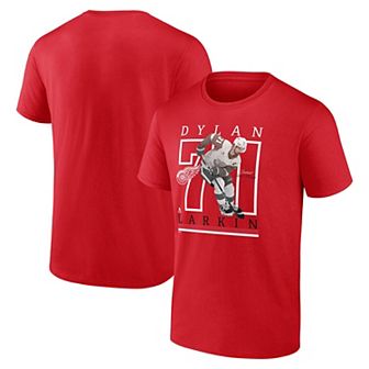 Men's Fanatics Dylan Larkin Athletic Red Detroit Red Wings Player T-Shirt