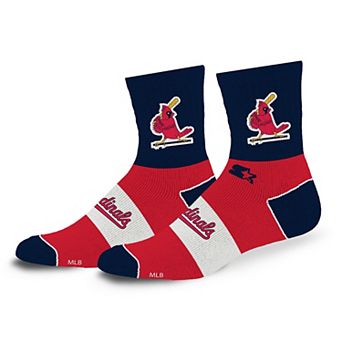 Unisex Starter St. Louis Cardinals Trifecta Throwback Mid-Crew Socks