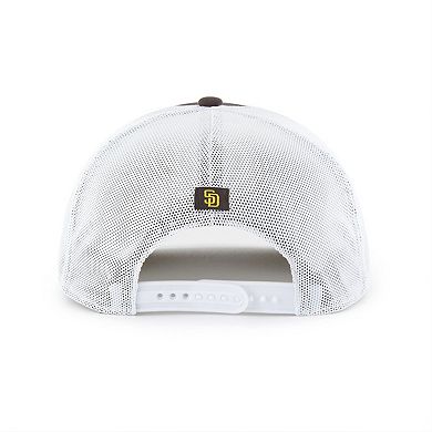 Men's '47 Brown/White San Diego Padres Scratch Adjustable Trucker Hat